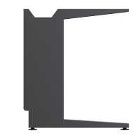 Table de travail de bureau commerciale avec écran de confidentialité blanc et plateau de rangement dissimulé pour poste de travail en espace ouvert pour grandes entreprises