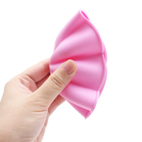 ZMMY Ensemble de 24 moules en silicone pour muffins et gâteaux, 6 formes irrégulières à motif dentelle, lavage à la main uniquement