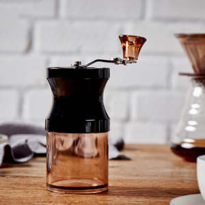 เครื่องบดกาแฟอะคริลิกสำหรับบ้านปรับได้การตั้งค่าได้เมล็ดกาแฟดีไซน์ใหม่ออกแบบด้วยมือโลโก้ได้ตามต้องการ - Product Image 3