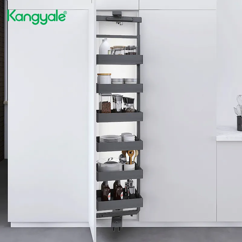 Kangosciloscopio-organizador de cesta giratoria para cocina, estantería extraíble para almacenamiento, a bajo precio, gran oferta