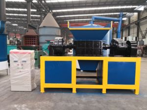 Twin-trục nhựa và cao su máy móc chế biến giấy thải Máy tái chế - Product Image 2