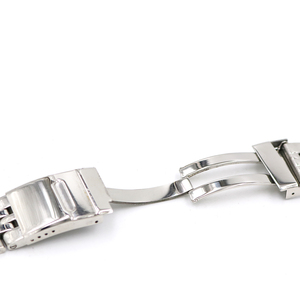 Correa de Reloj de Lujo de Acero Inoxidable Plateado de 22 mm y 24 mm, Correa de Repuesto de Dos Tonos Dorados para Reloj <span class=keywords><strong>Breitling</strong></span> - Product Image 4