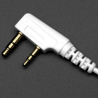 Promotion Écouteurs Micro Casque Tube Acoustique Universel 2 Broches pour Talkie-Walkies Radio, Surveillance, Garde de Sécurité, Compatible Kenwood Baofeng