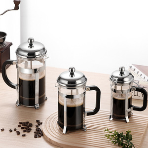 Wholesale Wholesale 34oz Stainless Steel Glass French Press <strong>Coffee</strong> Maker <strong>Coffee</strong> <strong>Plunger</strong> - Product Image 5