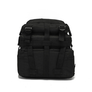 Sac à dos de trekking ultraléger noir, prix d'usine, vente en gros, camping, sport, étanche, voyage, randonnée, sac à dos d'escalade personnalisé - Product Image 4