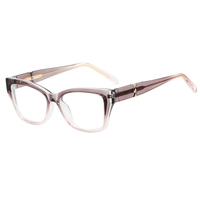 Gafas Metálicas Anti-Luz Azul Estilo Instagram, Famosas en Internet, Sin Receta, con Protección para Computadora, Montura Grande