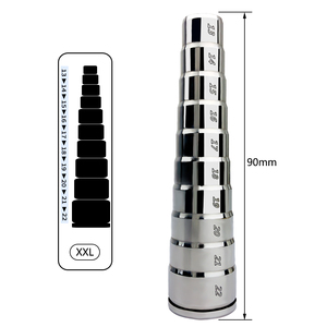 FRRK Plug Penieno in Metallo, Sonda Uretrale per Masturbazione Maschile, Bastoncino in Acciaio a Occhio di Cavallo, Stimolatore Prostatico, Asta per Massaggio della Vescica - Product Image 4