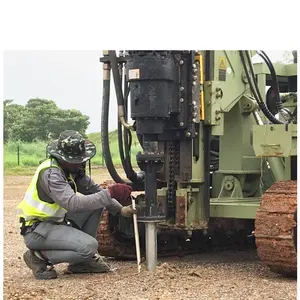 Machine hydraulique pour conducteur de piquets, Offre Spéciale, vis de sol, livraison gratuite