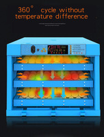 Machine automatique d'éclosion d'incubateur d'oeufs de poule de volaille d'oeufs de haute qualité
