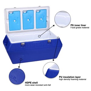 80L PU Insulated Cooler Box Medical Cooler Box Marine Cooler Box <strong>Ice</strong> <strong>Chest</strong> - Product Image 6