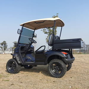 Carrito de Carga Grande, Carrito de Golf Eléctrico Utilitario para 2 Pasajeros con Neumáticos Todoterreno, Alcance de 90 km y Velocidad de 30-50 km/h - Product Image 5