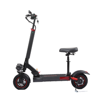 Trottinette électrique 15 Ah avec siège pour adulte, pneus tout-terrain de 10 pouces, idéale pour les trajets urbains - Entrepôt USA