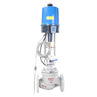 Vanne de régulation de température proportionnelle d'huile thermique constante de vapeur marine de régulation automatique de débit automatique d'acier au carbone