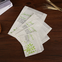 Sac à pâtisserie en papier enduit anti-graisse écologique de taille personnalisée, brun/blanc, et sachet blanc pour gâteaux, collations, gaufres