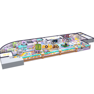 Aoleao thương mại 1000sqm Macaron tưởng tượng theo chủ đề Sân chơi trong nhà trò chơi tương tác mềm chơi trẻ em trong nhà sân chơi - Product Image 1