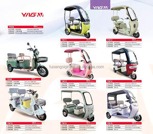 Triciclo Eléctrico Popular de 3 Ruedas <span class=keywords><strong>con</strong></span> Cabina Cerrada para el Conductor, Patineta Eléctrica <span class=keywords><strong>con</strong></span> <span class=keywords><strong>Asiento</strong></span> para Pasajeros - Product Image 5