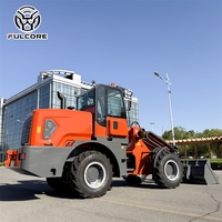 Chargeur télescopique certifié CE FULCORE, poids opérationnel de 5900 kg et extension de flèche télescopique pour travaux municipaux, chargeur diesel