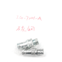 ISO-7241-B connecteur rapide haute pression filetage interne connecteur d'électrolyte raccord raccord rapide hydraulique 1/2 npt