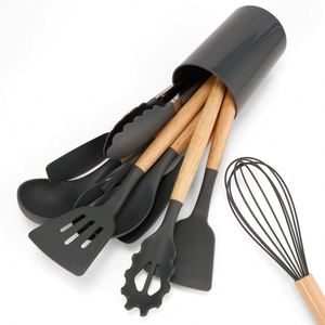 Lot de 20 ustensiles de cuisine en silicone, ensemble d'outils de cuisson et de couteaux - Product Image 3