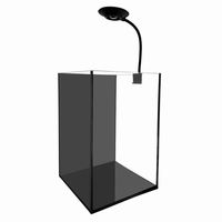 Mini lampe LED USB 5W UFO RGBW à spectre complet pour aquarium, avec clip et minuterie 3/6/12H, pour aquarium d'eau douce planté ou nano-aquarium