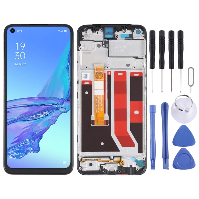Mobile Phone Original Lcds for OPPO A53 4G CPH2127 CPH2131 LCD Screen Replacement with Frame for OPPO A53