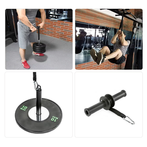 Rodillo de Muñeca para Entrenamiento de Gimnasio VIGFIT, Fortalecedor de Muñeca de Alta Resistencia Montado en Rack, Rodillo de Muñeca para Fortalecer el Antebrazo - Product Image 4