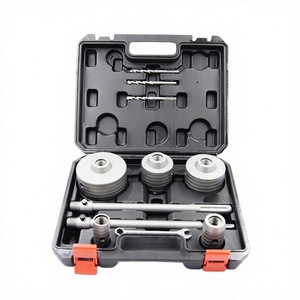 Set di Frese per Fori LAIWEI 11 Pezzi (30mm/40mm/68mm/80mm/100mm) con 3 Punte <span class=keywords><strong>SDS</strong></span>, 2 Adattatori da 300mm, Chiave Esagonale, Kit per Foratura del Calcestruzzo - Product Image 1