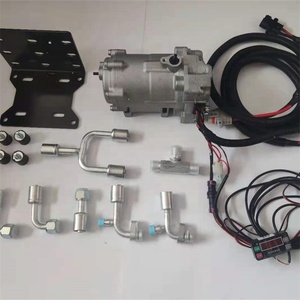 Máy Nén CuộN Phổ Song Song Chạy Pin DC 12 V 12 Volt Điều Hòa Không Khí Điện Cho Ô Tô Xe Hơi - Product Image 4