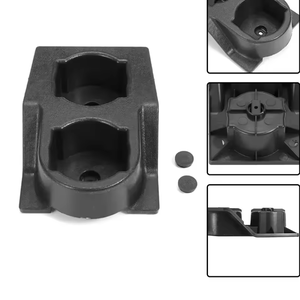สำหรับนิสสัน จีคิว แพโทรล วาย60 ปี 1989-1998 ที่วางแก้วแบบพกพาคู่ สำหรับ<span class=keywords><strong>คอนโซล</strong></span><span class=keywords><strong>หน้า</strong></span>  วัสดุพลาสติกสีดำ อุปกรณ์ตกแต่งภายในรถยนต์ - Product Image 4