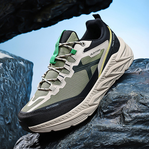 Zapatos <span class=keywords><strong>de</strong></span> Senderismo Todoterreno para <span class=keywords><strong>Hombre</strong></span>, Zapatos Transpirables para Correr por Senderos, Zapatos <span class=keywords><strong>de</strong></span> <span class=keywords><strong>Trekking</strong></span> Ligeros Antideslizantes, Adecuados para Deportes al Aire Libre - Product Image 4