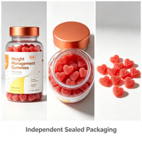 Gummies de gestion du poids SYC OEM à base de fibres végétales pour adultes - 60 gummies par flacon