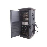 Chargeur DC pour véhicules électriques à trois pistolets 120KW 160KW 200KW 240KW, station de recharge commerciale GB/T montée au sol OCPP 1.6 IP54