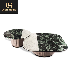 <span class=keywords><strong>Basse</strong></span> <span class=keywords><strong>table</strong></span> <span class=keywords><strong>basse</strong></span> de dessus de marbre de base de luxe d'acier inoxydable pour le salon - Product Image 5