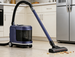 Aspirateur <span class=keywords><strong>vapeur</strong></span> portable humide/sec alimenté par <span class=keywords><strong>batterie</strong></span> 1800W avec réservoir d'eau amovible pour un usage domestique et hôtelier <span class=keywords><strong>sur</strong></span> les tapis et les canapés - Product Image 1