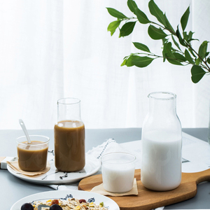 Bình Thủy Tinh Mini 360ML Bộ Bình Thủy Tinh Ấm Trà Có Tay Cầm Quà Tặng Tốt Nhất Cho Bạn Bè Vợ - Product Image 1