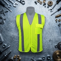 Gilet de sécurité routière à haute visibilité, réfléchissant, tactique, pour adultes