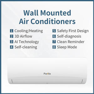 Climatiseur domestique à faible consommation d'énergie 1 tonne 220V 50Hz, refroidissement uniquement, 12000 BTU, mini-split, inverter R32 - Product Image 2