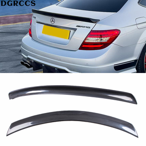 For C-Class W204 4Door Style Carbon Fiber <b>Rear</b> <b>Spoiler</b> Trunk Wing 2007-2014 Carbon Fiber - Product Image 1