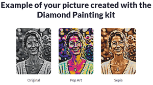 Nouveaux rendus <span class=keywords><strong>en</strong></span> <span class=keywords><strong>ligne</strong></span> de personnalisation d'usine Libre choix de photos Différents styles et tailles Kits de peinture au diamant personnalisés - Product Image 4