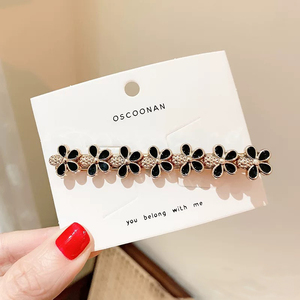 Korean Large Long Metal Duck Clip Flower Marble <strong>Pearl</strong> <strong>Hair</strong> Accessories for Women <strong>Hair</strong> <strong>Pins</strong> - Product Image 5