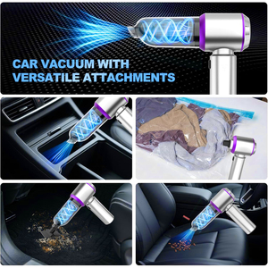 Aspirateur portable sans fil Accessoires à main sans fil et aspirateur soufflant 18000Pa Nettoyage Mini aspirateur à main pour voiture - Product Image 4