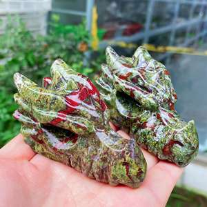 Tête de Dragon Sculptée en Divers Matériaux – Décoration Unique pour Bureau et Domicile – Déco de Bureau Scénique – Vente en Gros - Product Image 6