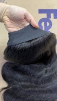Pelucas de Cabello Humano Natural Vietnamita HD sin Pegamento, Rizado Birmano, con Encaje Frontal, Cabello con Cutícula Alineada, Peluca Frontal Completa 360, Media Peluca