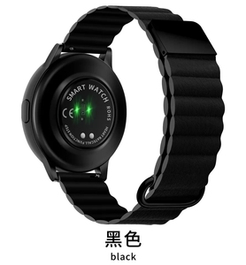 Correa magnética de cuero para reloj Samsung <span class=keywords><strong>Galaxy</strong></span>, pulsera de lujo de 20mm y 22mm para reloj Samsung <span class=keywords><strong>Galaxy</strong></span> <span class=keywords><strong>S4</strong></span> S3, Fitbit Huawei <span class=keywords><strong>Watch</strong></span> Garmin - Product Image 3