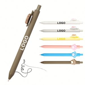 Paw Pattern Press Plastic Ballpoint Wholesale High Quality Signature Custom Pen for <b>Animal</b> Enterprises As Gifts - Product Image 1