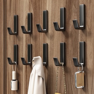 Crochet mural multifonctionnel en aluminium auto-adhésif sans perçage, en forme de <span class=keywords><strong>U</strong></span>, étanche et sans trace, pour manteaux, cuisine, salle de bain - Product Image 3
