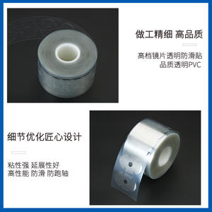 Film de protection transparent dentelé pour lunettes, anti-buée, motif circulaire, autocollants double face emballés - Product Image 4