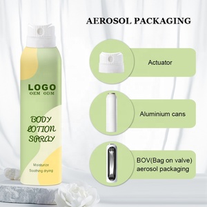 120ml天然肌ロゴボディローションスプレーミルク栄養スプレークリーム最新デザインボディローションスプレー - Product Image 2