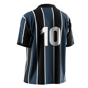 Camiseta de fútbol Polo personalizada con cuello en V con tela de secado rápido y gestión de la humedad para partidos de Club - Product Image 6