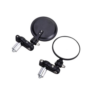 Rétroviseurs universels pour moto - Rétroviseur latéral pliable rond de 3 pouces pour extrémité de guidon - Product Image 2